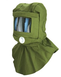 Foto 7 | Foto 7 | Máscara De Seguridad Qwork Con Capucha Antipolvo Y Viento Color Verde - Venta Internacional.