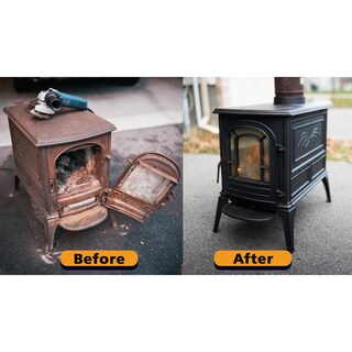 Foto 6 | Foto 6 | Pintura En Aerosol Nadamoo High Heat Para Estufa De Barbacoa De Metal Color Negro - Venta Internacional.