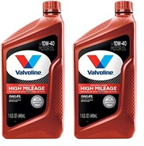 Aceite De Motor Valvoline High Mileage Con Maxlife Tech 10w-40 1l - Venta Internacional.
