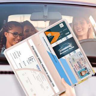 Foto 6 | Foto 6 | Portadocumentos Para Registro E Seguro De Vehículo Cobak Para Guantera - Venta Internacional.