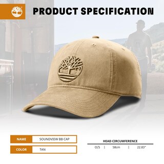 Foto 5 | Foto 5 | Gorra De Béisbol Timberland Soundview Para Hombre Algodón Canvas Color Tan - Venta Internacional.