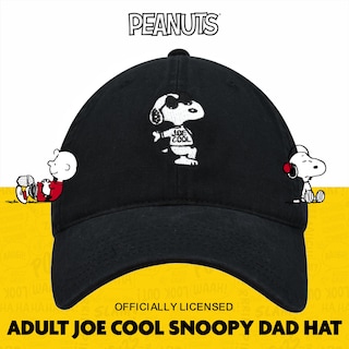 Foto 2 | Foto 2 | Gorra De Béisbol Concept One Peanuts Snoopy Joe Cool Black - Venta Internacional.