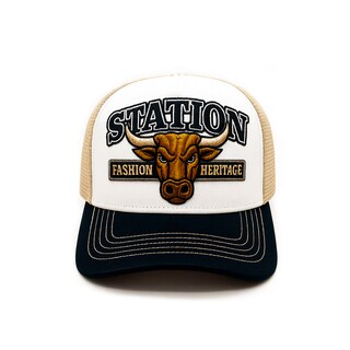 Foto 2 | Foto 2 | Gorra Camionera Station Bull Knite Malla Visera Curva