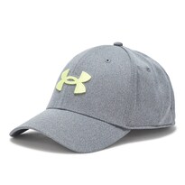 Gorra Under Armour Blitzing Stretch Fit Castlerock/amarillo M/l - Venta Internacional.