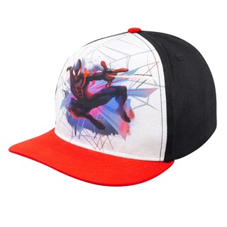 Foto 1 | Foto 1 | Gorra De Béisbol Marvel Spiderman Para Niños Gorro Ajustado Y Con Visera Plana En Diseño Rojo - Venta Internacional.