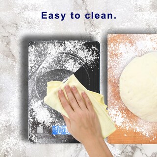 Foto 7 | Foto 7 | Báscula De Cocina Digital Hito Para Alimentos 15 Kg Recargable Negra - Venta Internacional.