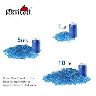 Foto 3 | Foto 3 | Vidrio Para Fuego Stanbroil 4.5 Kg Azul Aqua Para Chimenea Y Fogón - Venta Internacional.