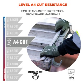Foto 3 | Foto 3 | Guantes De Trabajo Ergodyne Proflex 7042 Resistentes A Cortes Ansi A4 - Venta Internacional.