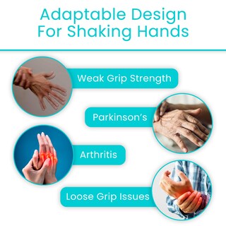 Foto 3 | Foto 3 | Juego De Utensilios Adaptables Vive Arthritis Aid Silverware Parkinsons - Venta Internacional.