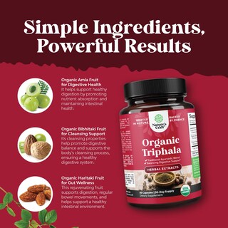 Foto 5 | Foto 5 | Cápsulas Digestivas Triphala De Nature's Craft - Suministro Para 1 Mes - Venta Internacional.