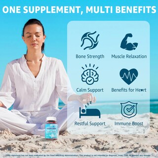 Foto 3 | Foto 3 | Gomitas Complejas De Magnesio Lilicare 400 Mg Con Ashwagandha D3 Y B12 - Venta Internacional.