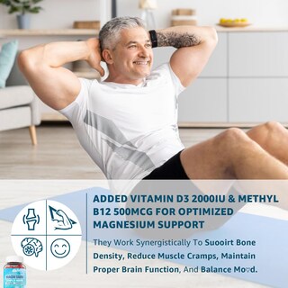 Foto 6 | Foto 6 | Gomitas Complejas De Magnesio Lilicare 400 Mg Con Ashwagandha D3 Y B12 - Venta Internacional.