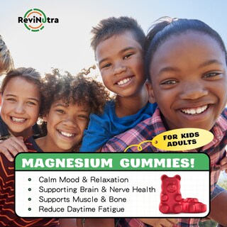 Foto 3 | Foto 3 | Suplemento Revinutra Magnesium Complex Gummies Fresa - Venta Internacional.