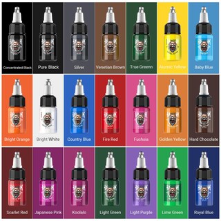 Foto 2 | Foto 2 | Set De Tintas Para Tatuajes Hawink Ti203-15-21 15ml 21 Colores - Venta Internacional.