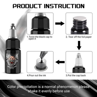 Foto 4 | Foto 4 | Set De Tintas Para Tatuajes Hawink Ti203-15-21 15ml 21 Colores - Venta Internacional.