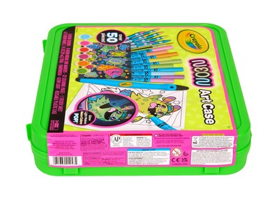 Foto 7 | Foto 7 | Art Case Crayola Neon Con Pintura De Neón Rotuladores Y Crayones Más De 50 Unidades - Venta Internacional.