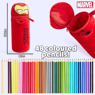Foto 6 | Foto 6 | Set De Lápices De Colores Marvel Spiderman Con Estuche - 48 Piezas - Venta Internacional.
