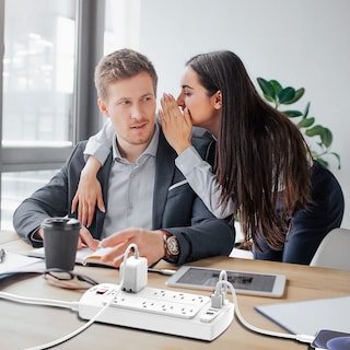 Foto 3 | Foto 3 | Regleta Protectora Contra Sobretensiones Nuetsa 8 Enchufes 4 Puertos Usb 2.5 M - Venta Internacional.