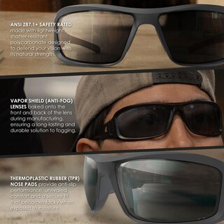 Foto 4 | Foto 4 | Gafas De Seguridad Edge Brazeau Antiniebla Polarizadas Fotocromáticas - Venta Internacional.