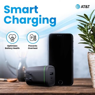 Foto 4 | Foto 4 | Cargador De Pared At&t 42w Puerto Doble Usb-c + Usb-a Carga Rápida Pd 3.1 - Venta Internacional.