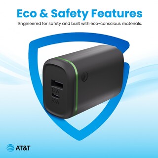 Foto 5 | Foto 5 | Cargador De Pared At&t 42w Puerto Doble Usb-c + Usb-a Carga Rápida Pd 3.1 - Venta Internacional.