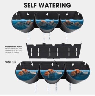 Foto 6 | Foto 6 | Jardineras Verticales Worth Garden Mejoradas 6 Juegos Con Autorriego - Venta Internacional.