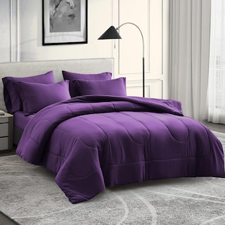 Foto 2 | Foto 2 | Juego De Edredón Maple&stone Púrpura Completo Con 7 Piezas - Juego Para Cama - Venta Internacional.