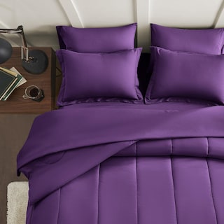 Foto 3 | Foto 3 | Juego De Edredón Maple&stone Púrpura Completo Con 7 Piezas - Juego Para Cama - Venta Internacional.