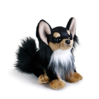 Foto 1 | Foto 1 | Juguete De Peluche Demdaco Chihuahua Negro De Pelo Largo - Venta Internacional.