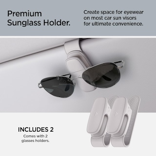 Foto 2 | Foto 2 | Soporte Para Lentes De Sol Spigen Con Clip De Silicona Para Visera De Auto Paquete De 2 - Venta Internacional.