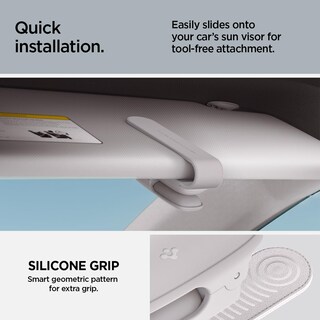 Foto 3 | Foto 3 | Soporte Para Lentes De Sol Spigen Con Clip De Silicona Para Visera De Auto Paquete De 2 - Venta Internacional.