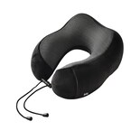 Almohada Belug De Cuello De Viaje De Espuma Viscoelástica Cómodo Negro