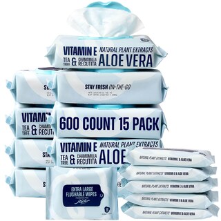 Foto 1 | Foto 1 | Toallitas Húmedas Desechables Rpe Life 600 Ml - Xl Sin Fragancia Con Vitamina E - Venta Internacional.