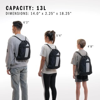 Foto 5 | Foto 5 | Mochila Con Cordón Adidas Alliance Sackpack Lightweight Red - Venta Internacional.