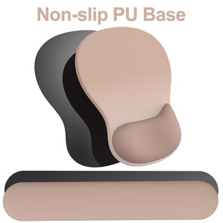 Foto 5 | Foto 5 | Mouse Pad Y Descansa Muñecas Para Teclado G Jgoo Ergonómico Marrón - Venta Internacional.