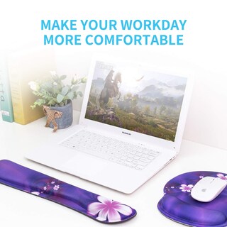 Foto 2 | Foto 2 | Set De Soporte Ergonómico Para Muñeca Con Teclado Y Mouse Aortdes - Venta Internacional.