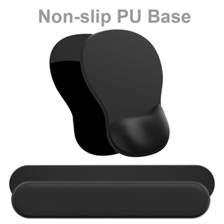 Foto 5 | Foto 5 | Set De Mouse Pad Y Reposamuñecas Para Teclado G Jgoo Ergonómico Negro - Venta Internacional.