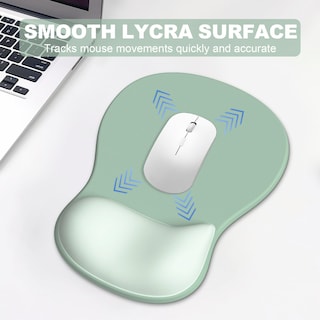 Foto 3 | Foto 3 | Set De Mousepad Y Reposamuñecas Para Teclado G Jgoo Ergonómico Verde - Venta Internacional.