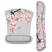 Set De Alfombrilla Para Teclado Y Mouse Aortdes Ergonómico Con Reposamuñecas - Venta Internacional.