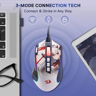 Foto 3 | Foto 3 | Mouse Gamer Redragon M612ak Pro Rgb 8000 Dpi Con Cable/inalámbrico - Venta Internacional.