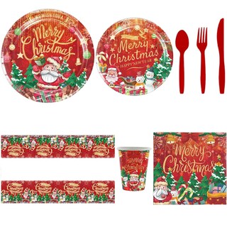 Foto 1 | Foto 1 | Kit Navideño De Vajilla Servilletas Ventdepot Mxdxh-006 10kits Navideño Multicolor