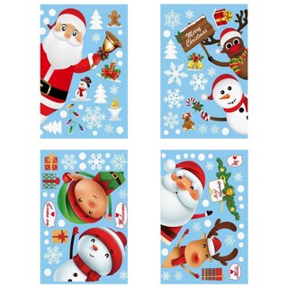 Foto 1 | Foto 1 | Calcomanías Navideñas Ventdepot Mxckc-001 4 Piezas Multicolor