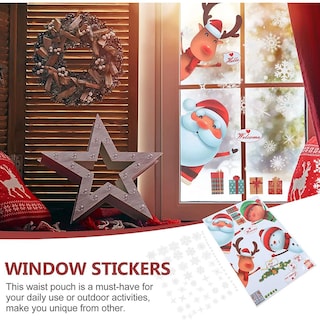 Foto 3 | Foto 3 | Pegatinas De Ventana Navideñas Ventdepot Mxkmr-002 4 Piezas Multicolor