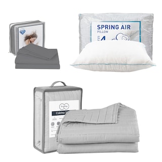 Foto 1 | Foto 1 | Colcha Trinity Color Gris Perla Individual + Sábanas Basic + Almohada Osos