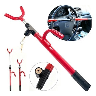 Foto 5 | Foto 5 | Bastón de Seguridad para Volante de Automóvil Belug Antirrobo Rojo