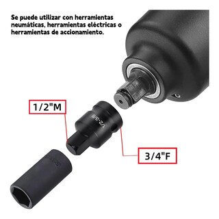 Foto 5 | Foto 5 | Juego Adaptador para Dado de Impacto Belug Azul 6 Piezas