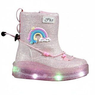 Foto 1 | Foto 1 | Botines Kuali Shoes con Luz Led para Niña