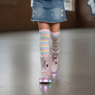 Foto 7 | Foto 7 | Botines Kuali Shoes con Luz Led para Niña