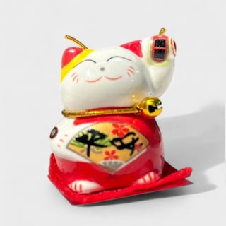 Foto 6 | Foto 6 | Set De 5 Mini Gatos De La Fortuna De Cerámica De 4 Cm