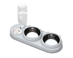 Bebedero y Comedero Xtellar Acero Inoxidable para Mascota